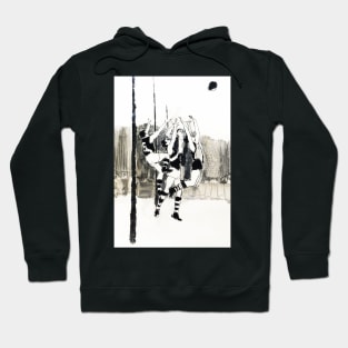 Footballers - going for it! Hoodie